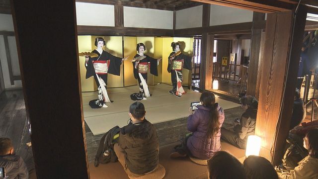 松山城お城のお正月（1月3日午前）