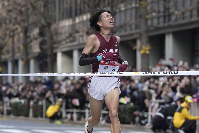 箱根駅伝で総合4位だった早大（10区・菅野雄太）