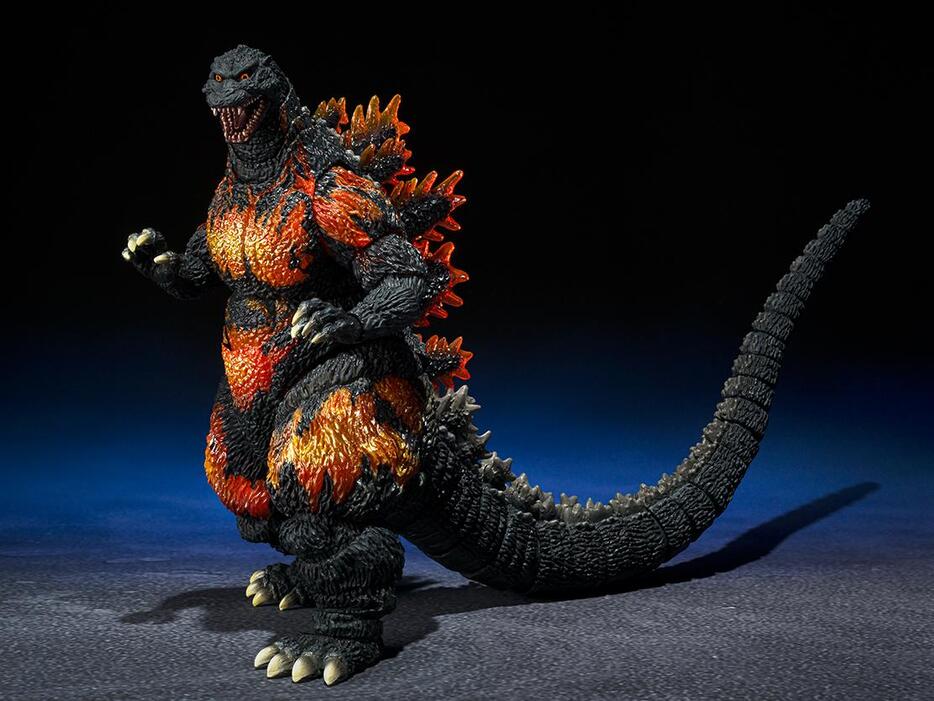 「ゴジラVSデストロイア」のゴジラのフィギュア「S.H.MonsterArts ゴジラ（1995）70周年特別記念Ver.」TM ＆ （c）TOHO CO.，LTD.