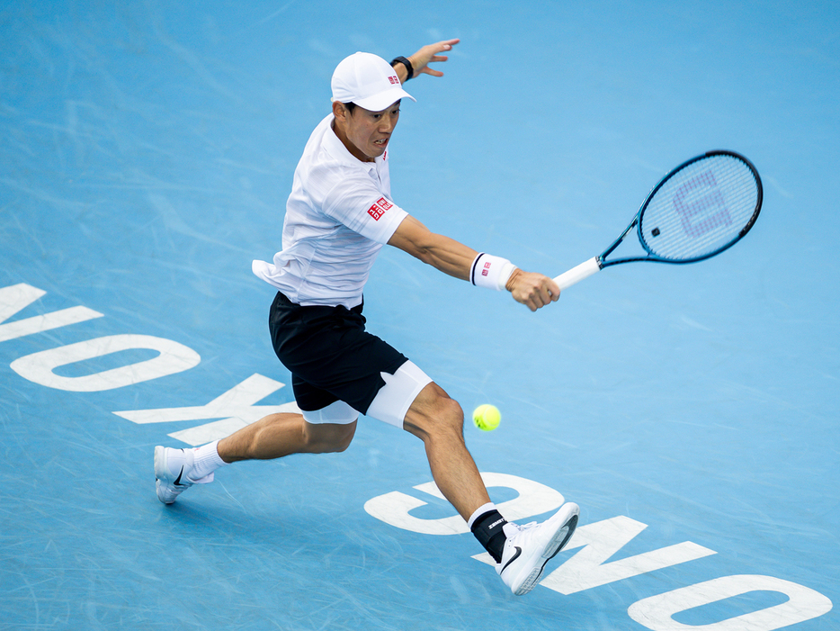 「中国銀行香港テニス・オープン」（中国・香港）で決勝に進出した錦織圭（ユニクロ）（Getty Images）