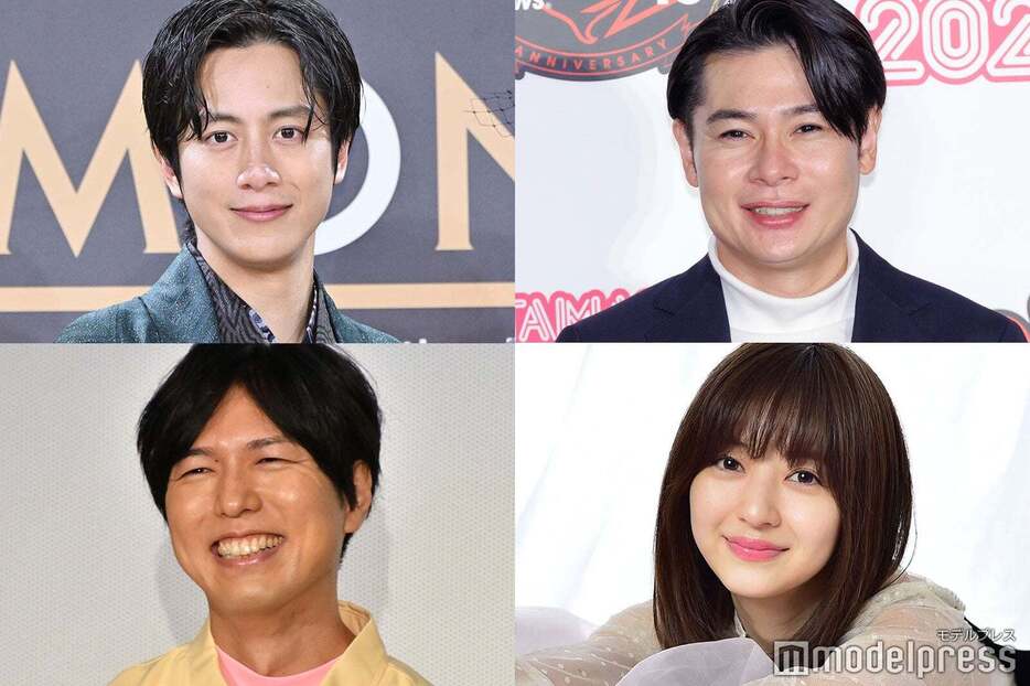 （左から時計回りに）溝端淳平、吉村崇、逢沢りな、神谷浩史