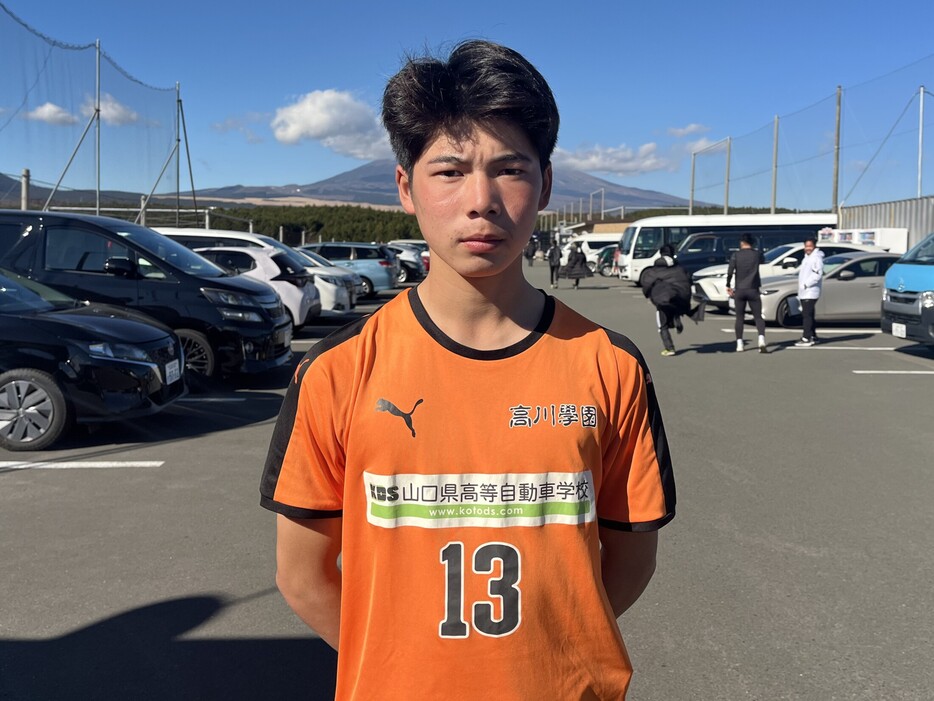 高川学園高DF中部真翔(1年=高川学園中出身)(ROOKIE LEAGUE JAPAN)