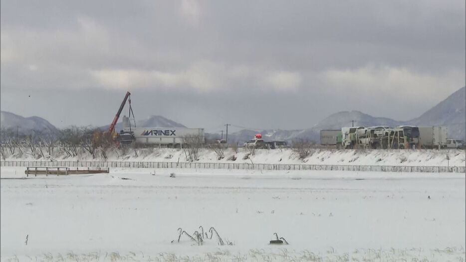 事故発生の北陸道 通行止め解除