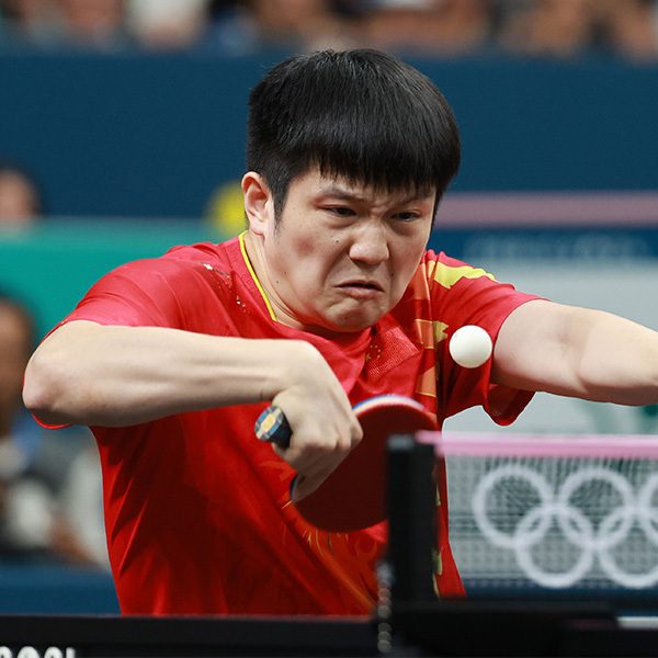 パリ五輪男子シングルス金メダリストの樊振東（写真提供：ITTF／レミー・グロス）