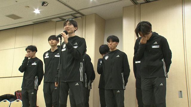 國學院大・平林清澄主将の挨拶にチームメートも涙