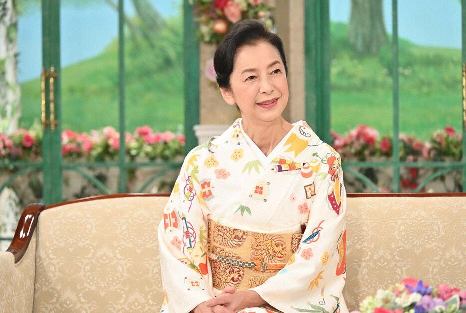 1月7日に放送される「徹子の部屋」に出演する高橋惠子さん＝テレビ朝日提供