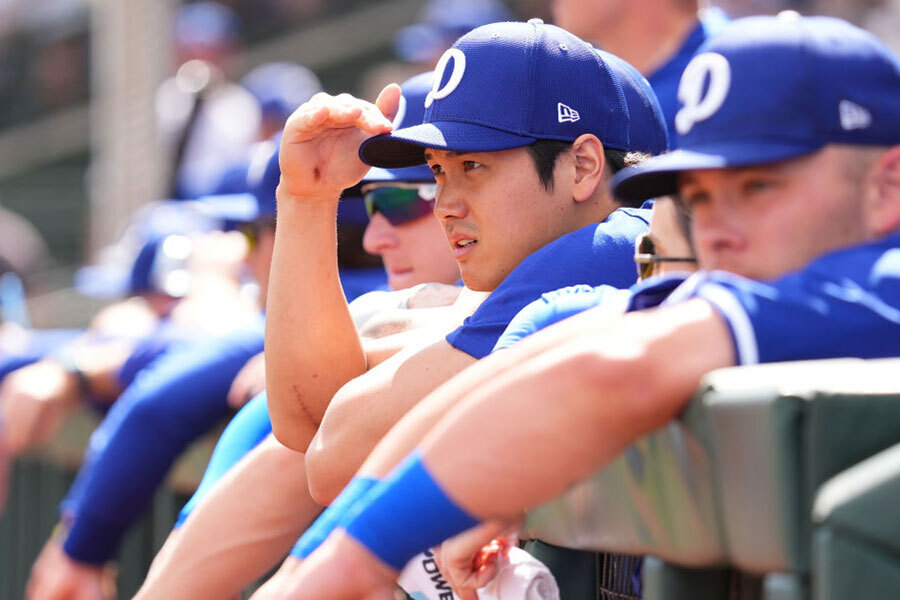 大谷翔平らドジャースナイン【写真：Getty Images】