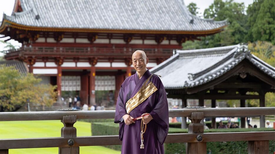 東大寺大仏殿で