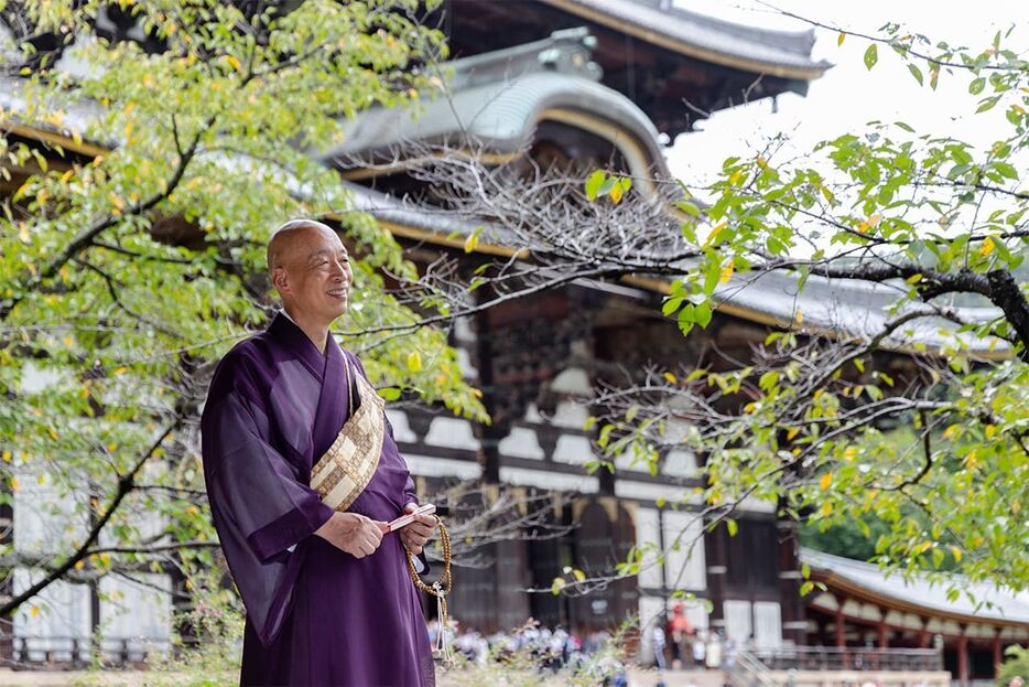 東大寺第224世別当 橋村公英さん