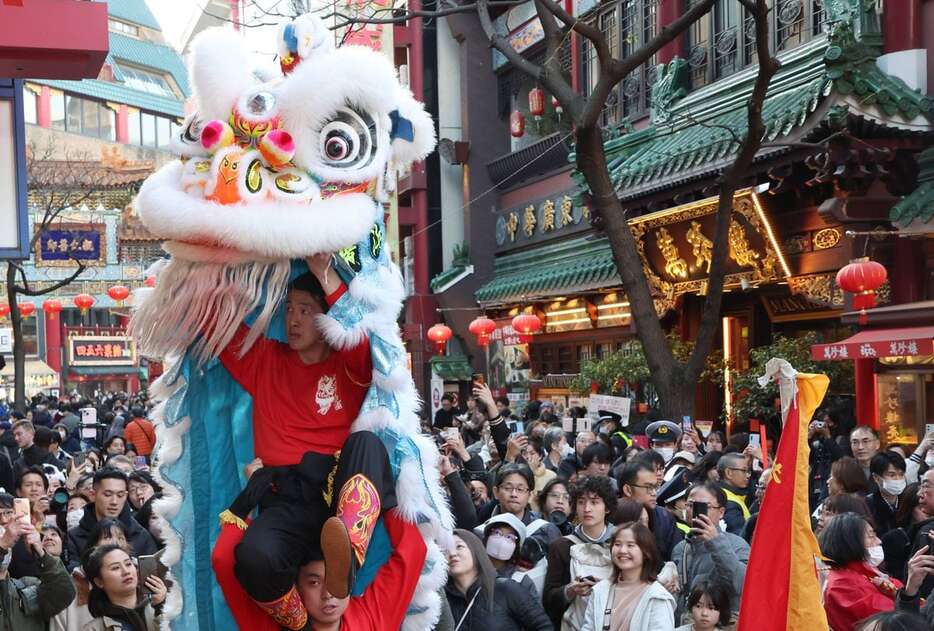 横浜中華街＝令和6年2月、横浜市中区