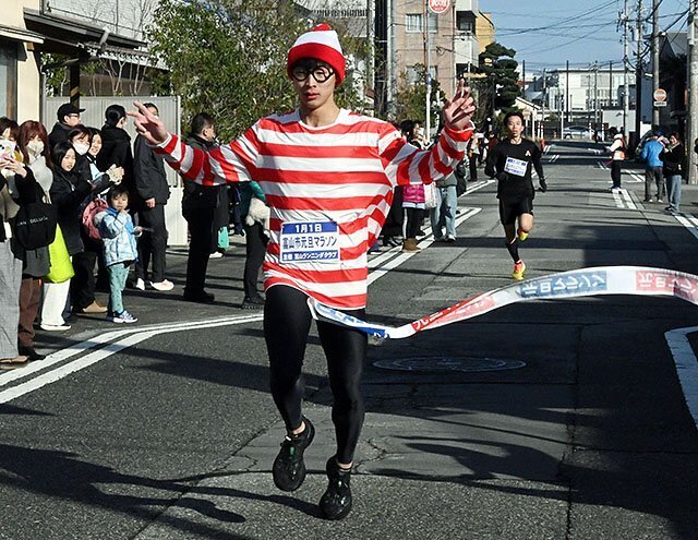 男子１位の鈴木さん