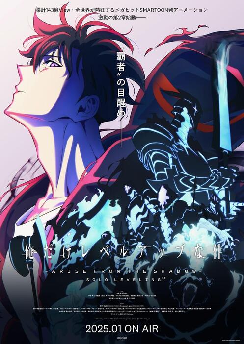 「俺だけレベルアップな件 Season 2 -Arise from the Shadow-」のビジュアル（c）Solo Leveling Animation Partners