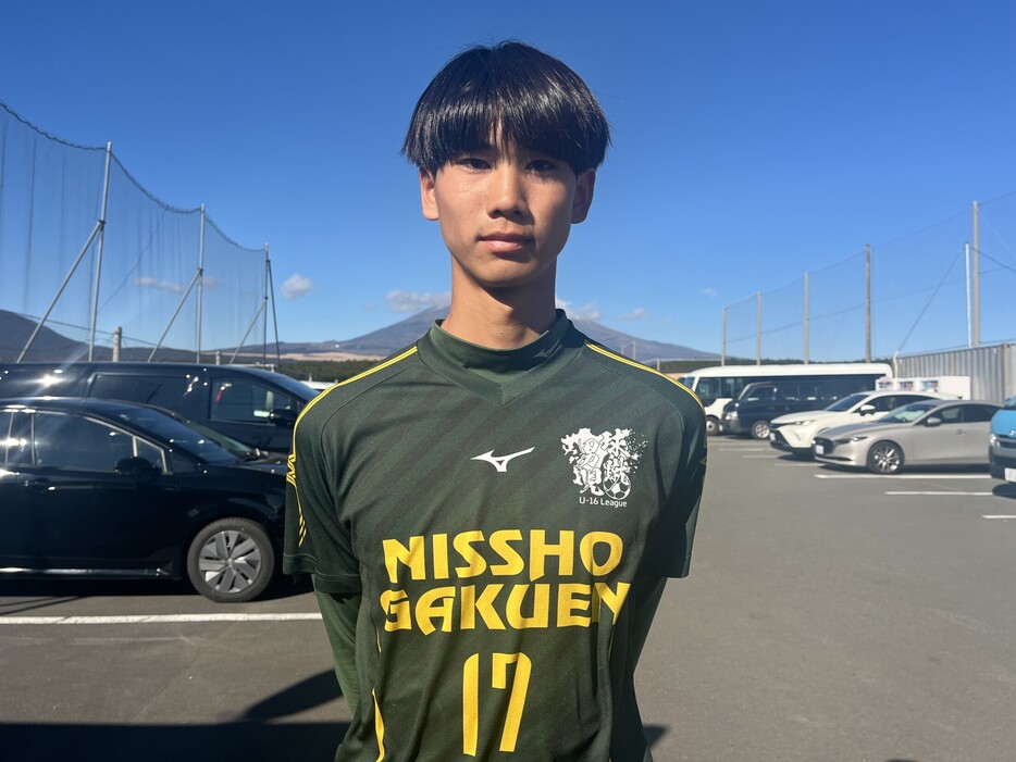 日章学園高GK高岸縁(1年=福岡BUDDY.FC U15出身)(ROOKIE LEAGUE JAPAN)