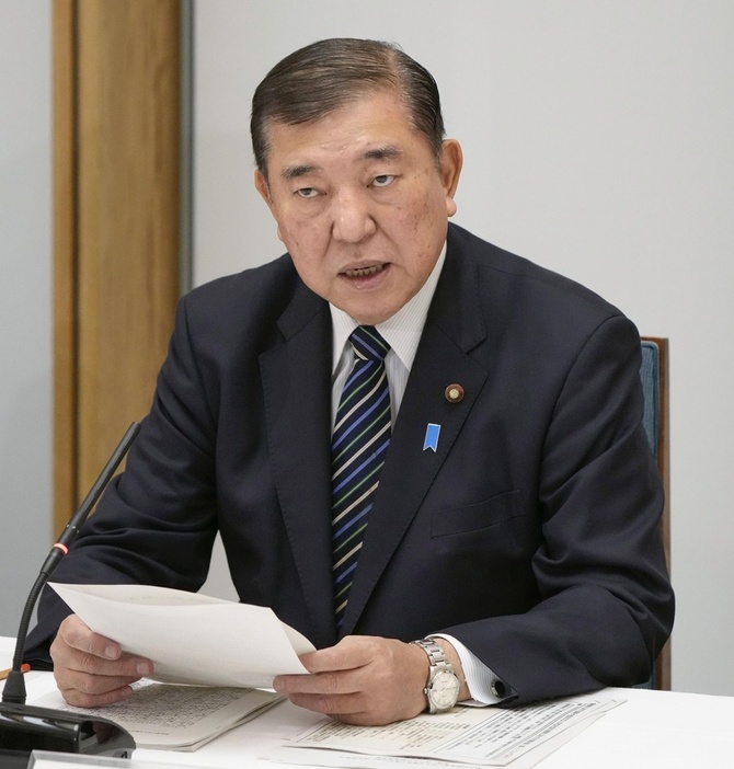 石破茂首相＝2024年12月27日、官邸