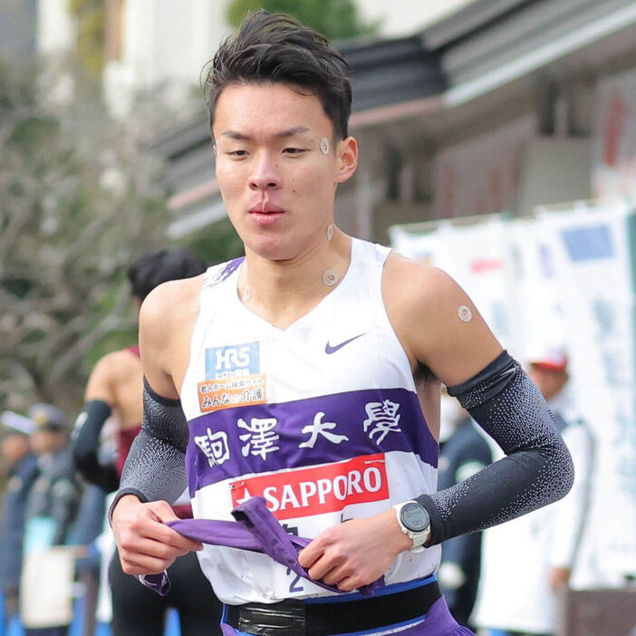 ７区の駒大・佐藤圭汰