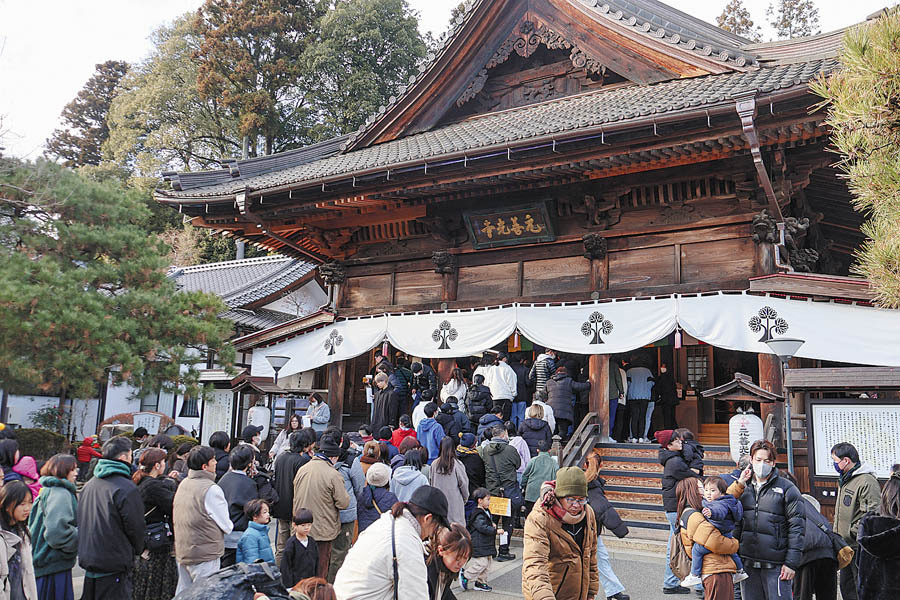 多くの参拝者が訪れた元善光寺