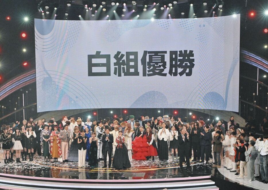 白組優勝で終わったNHK紅白歌合戦