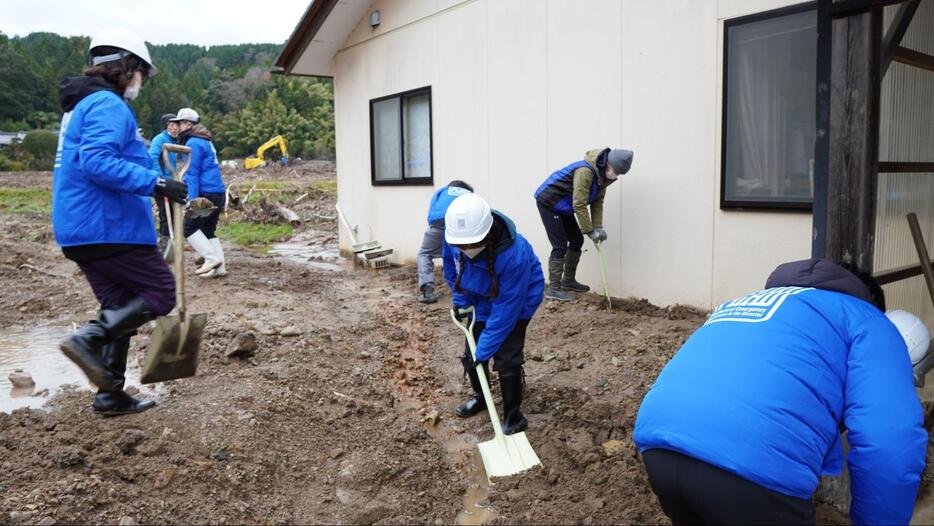 能登での復旧活動の様子