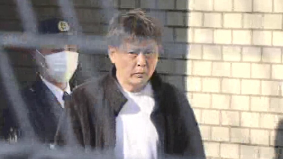 送検される平原容疑者（去年12月20日）