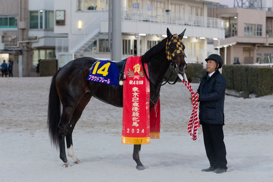 東京2歳優駿牝馬を勝利したプラウドフレール (C)東京シティ競馬