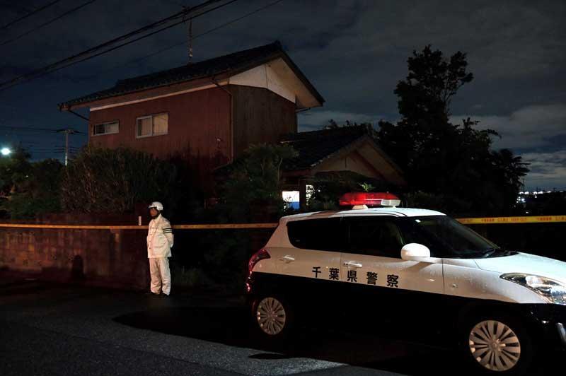 強盗致傷事件が発生したとみられる住宅周辺＝昨年10月9日、船橋市飯山満町