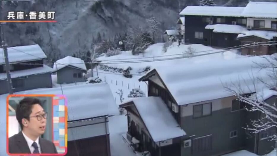 夏が暑いと大雪に