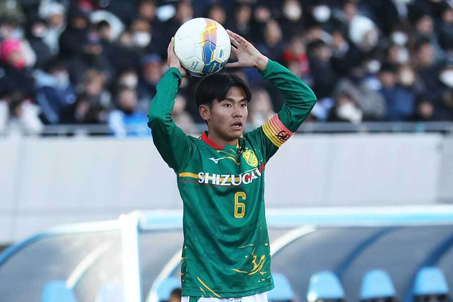 静岡学園の野田裕人【写真：FOOTBALL ZONE編集部】