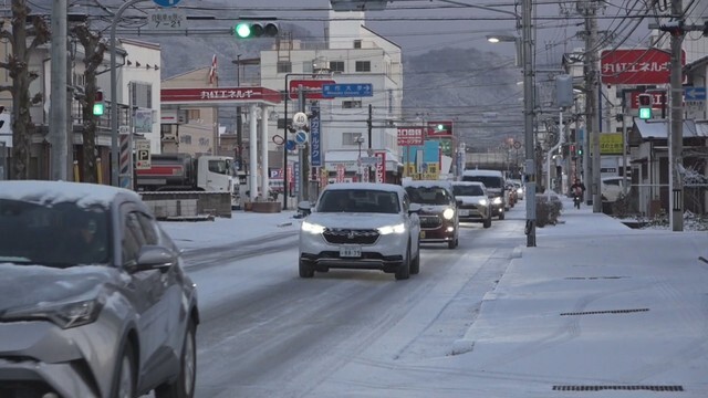 津山市山北　午前7時半ごろ