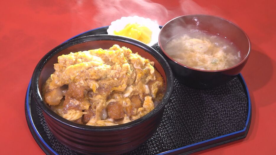 中華料理店「喜楽」で1番人気のカツ丼