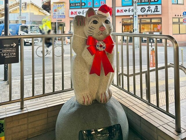 豪徳寺駅を乗り降りするだけで運気にあやかれそう