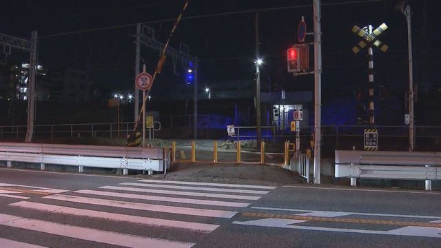 事故があった踏切（神戸市垂水区）