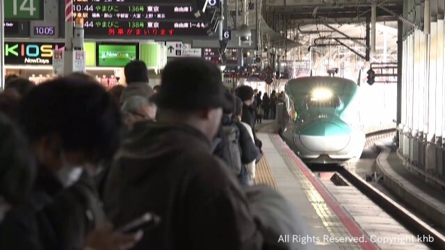 JR仙台駅　混雑続く