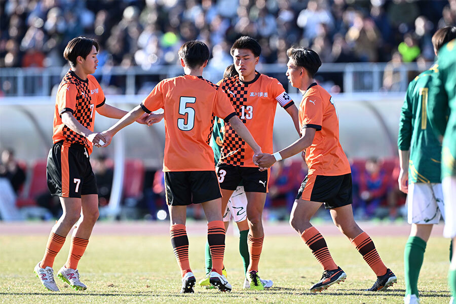 高川学園のトルメンタ戦術は不発で敗退【写真：徳原隆元】