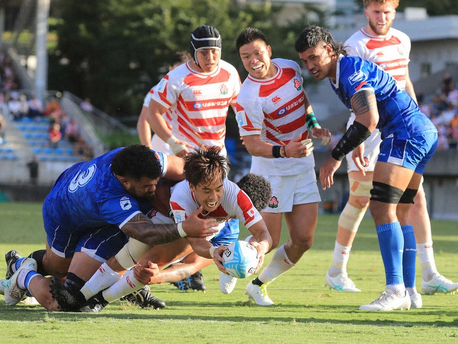 昨年9月の日本ーサモア戦