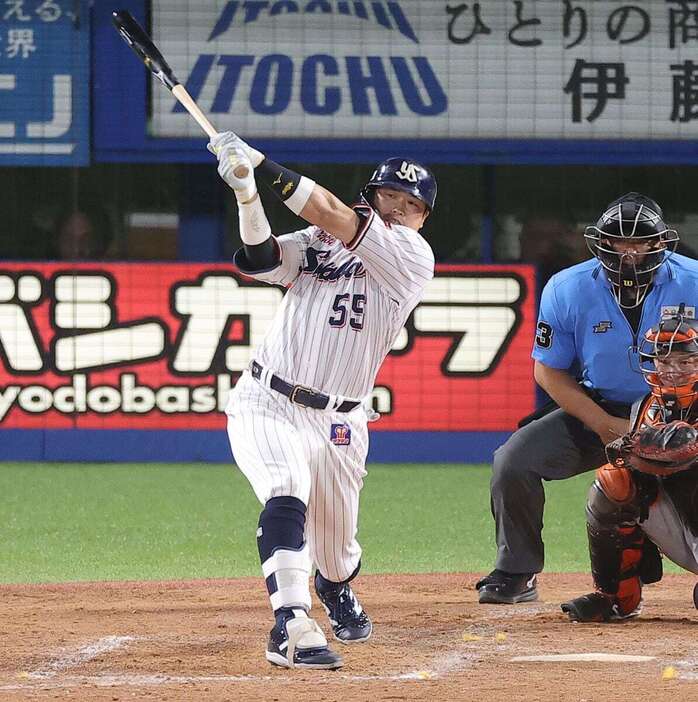 ヤクルト・村上宗隆＝神宮球場（中井誠撮影）