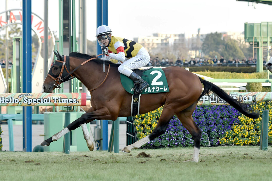 距離を克服し中山金杯を完勝したアルナシーム