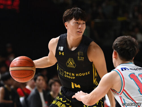 群馬クレインサンダーズの菅原暉［写真］＝B.LEAGUE