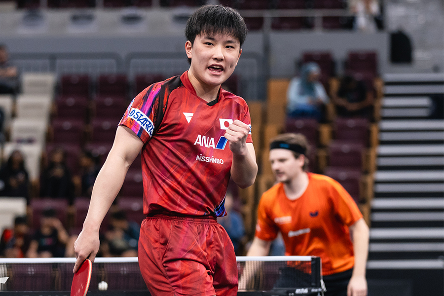 張本智和 PHOTO：World Table Tennis