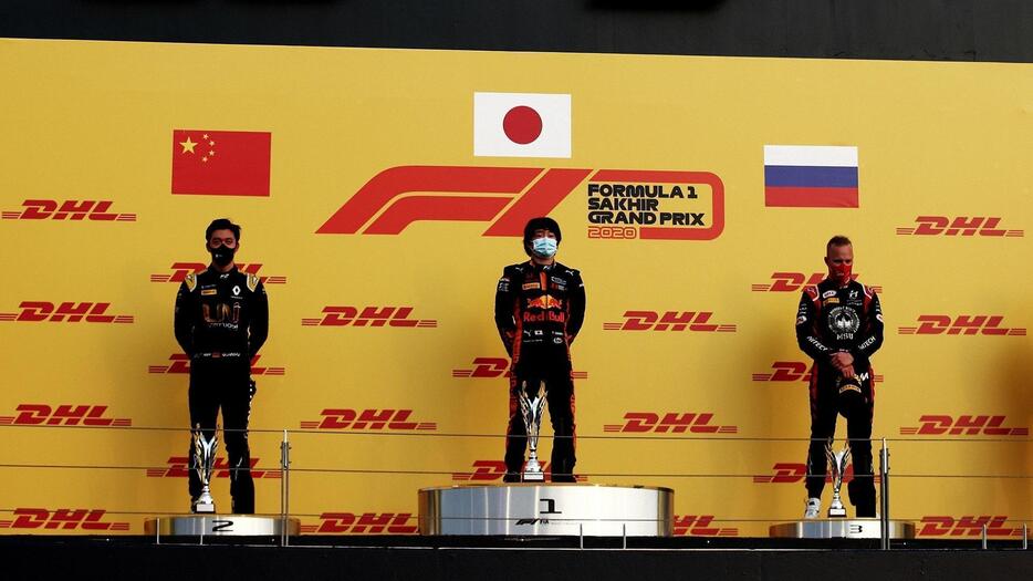 ホンダのF1活動終了発表から2カ月後、2020年F2最終戦レース1を角田裕毅が制した。2021年のF1デビューが発表されたのは、このレースからほぼ10日後のこと／Getty Images