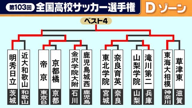 全国高校サッカー選手権　Ｄゾーン