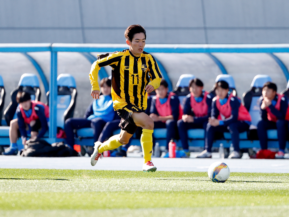 東海大相模高FW辻将輝(3年)(写真協力『高校サッカー年鑑』)(HIGH SCHOOL SOCCER YEARBOOK)