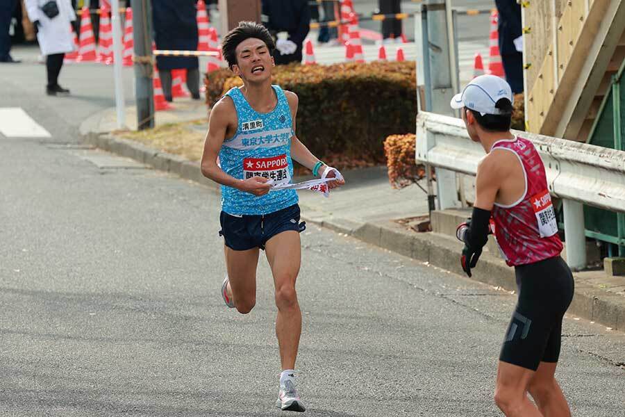 9区を力走した関東学生連合の古川大晃【写真：産経新聞社】