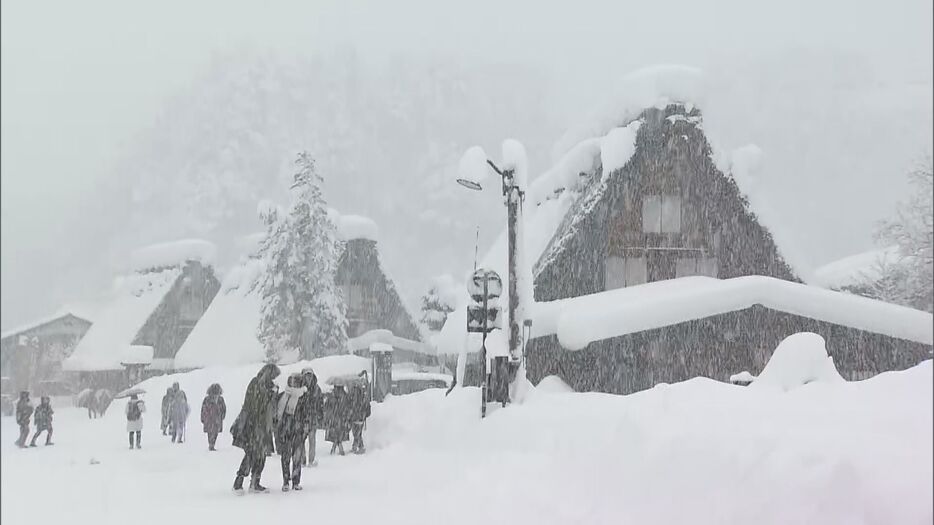 岐阜県白川村の「白川郷」 2025年1月9日