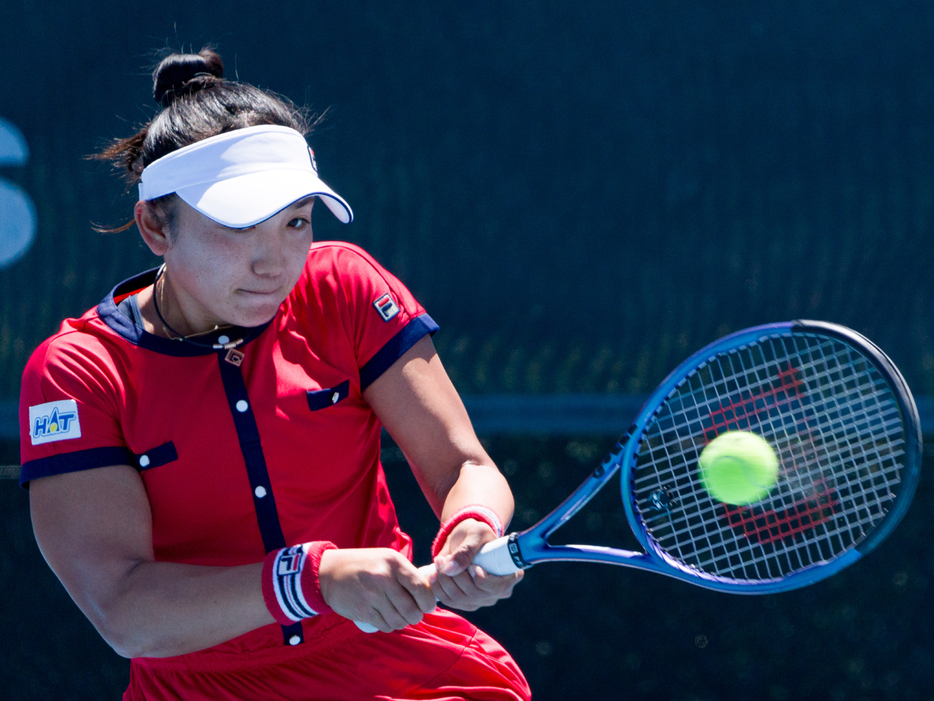 写真は2023年NSWオープン（オーストラリア・シドニー）での岡村恭香（橋本総業ホールディングス）（Getty Images）