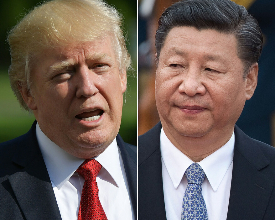 トランプ次期米大統領（左）と中国の習近平国家主席（ＡＦＰ時事）