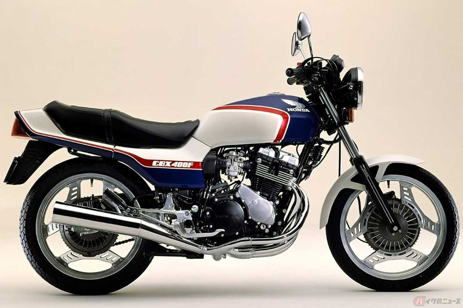 1981年に発売されたホンダ「CBX400F」は、「逆回転クランク」を採用した完全新設計の4気筒エンジンを搭載