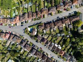 Homes in Guildford, UK. Photographer: Jason Alden/Bloomberg