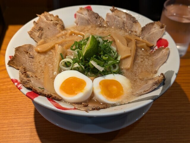 ゆずラーメン全部のせ 並