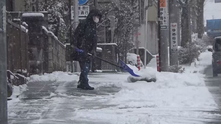 長野市　1月8日朝