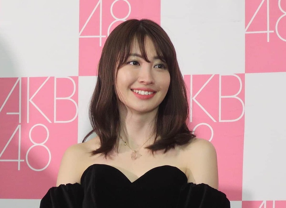 AKB48卒業時の小嶋陽菜さん（2017年撮影）